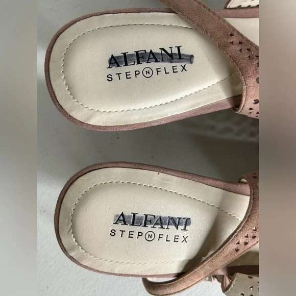 Alfani Step N Flex Babbsy Pointed Toe Slingback Pumps Soft Rose/Beige - Size 9M - Picture 5 of 7